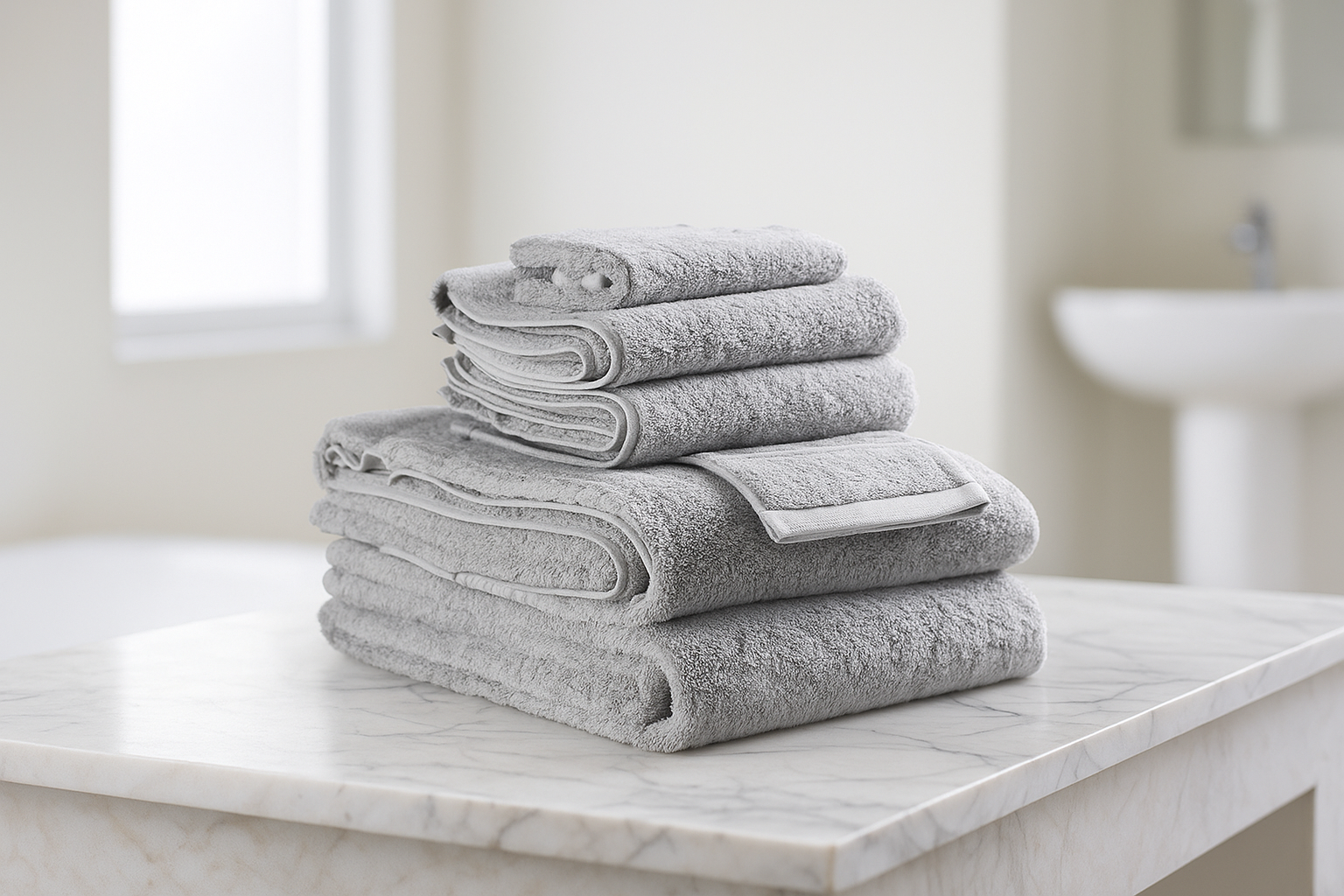 100% Organic Cotton Bath Towels Collection