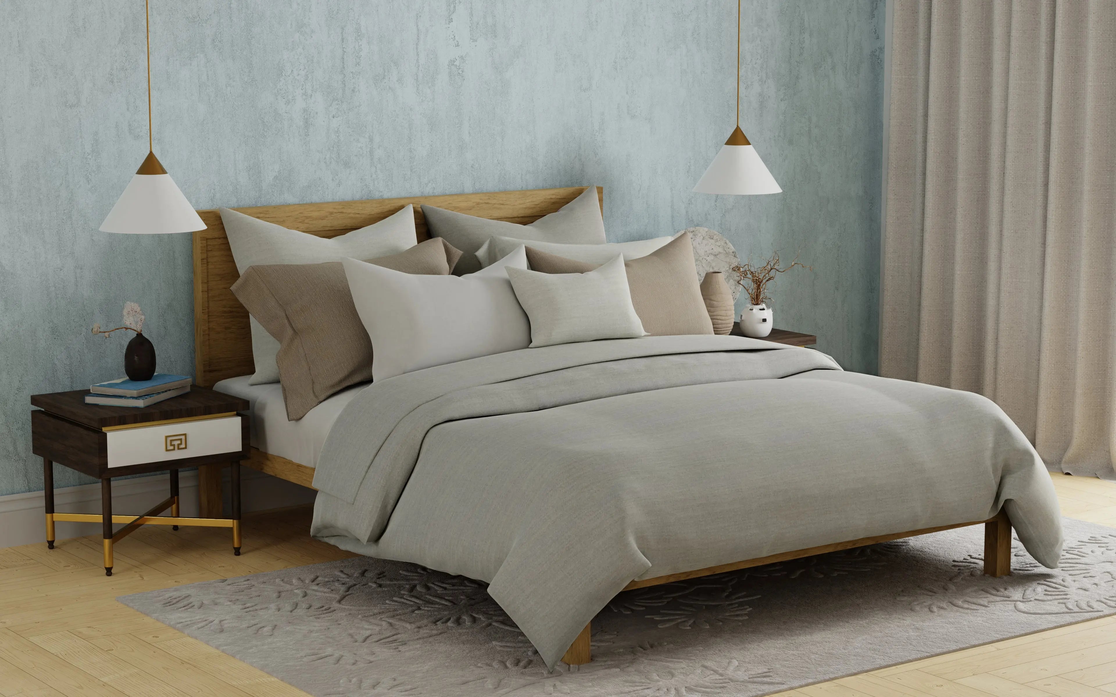 Organic Cotton Bed Sheet Collection Delilah Home