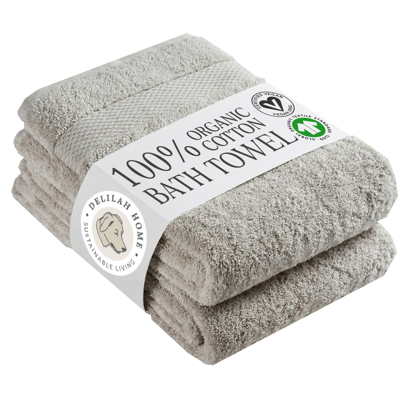 100% Organic Cotton Bath Towels Collection