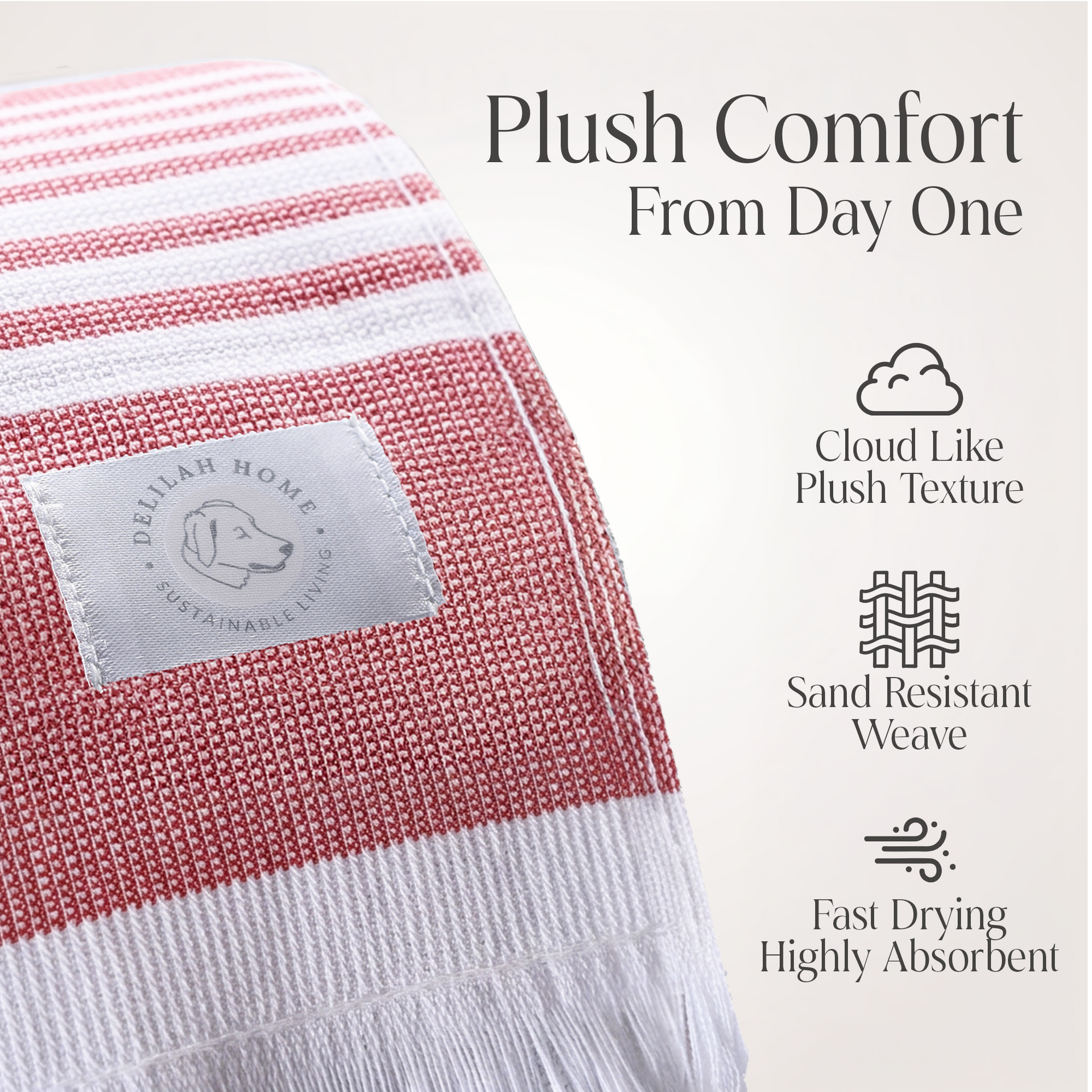 100% Organic Cotton Sunset Beach Towels