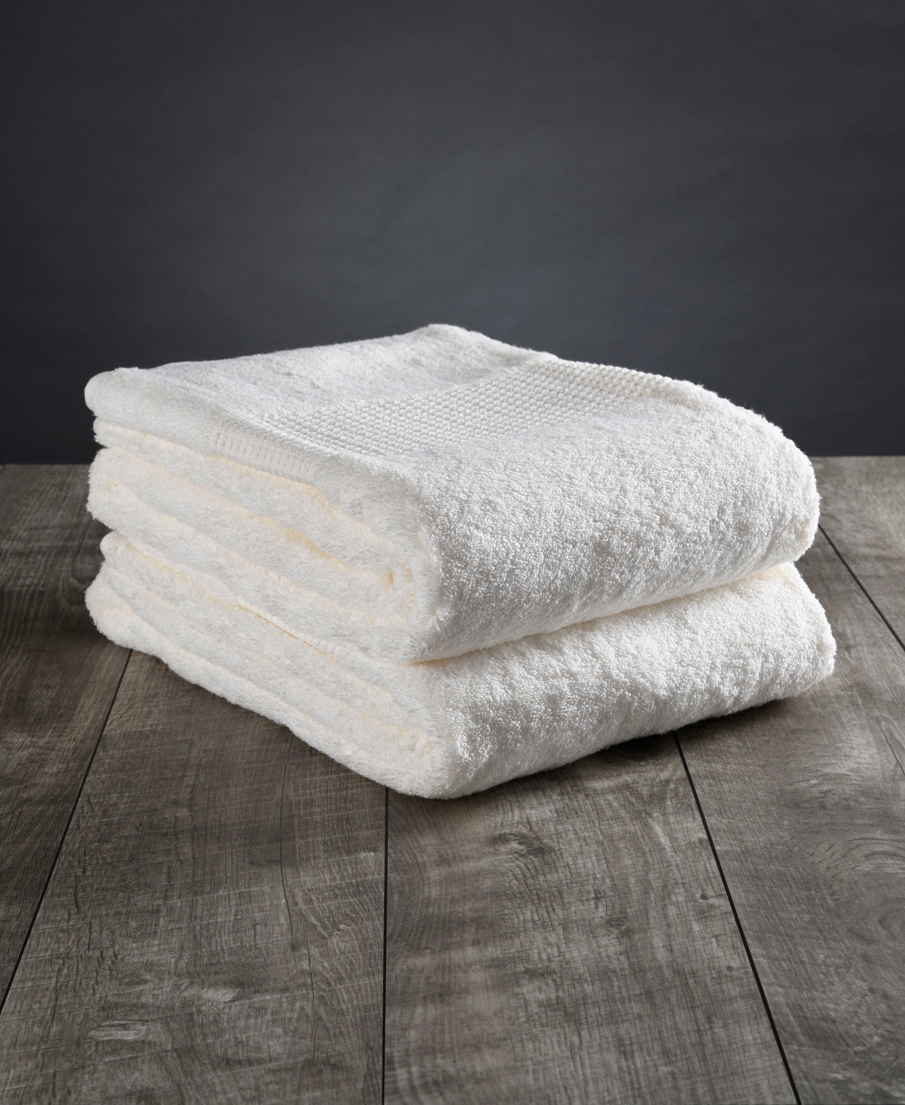 Ivory 100% Organic Cotton Bath Towels Collection