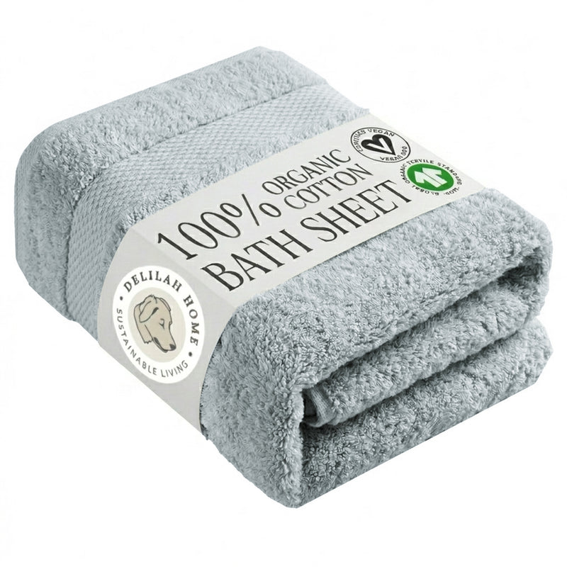 100% Organic Cotton Bath Towels Collection