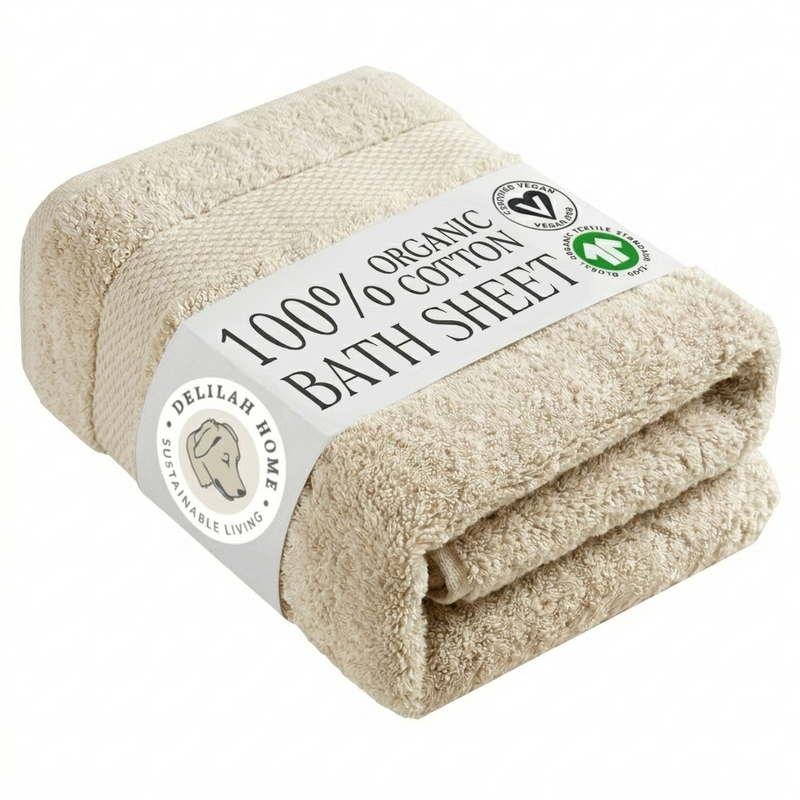 100% Organic Cotton Bath Towels Collection