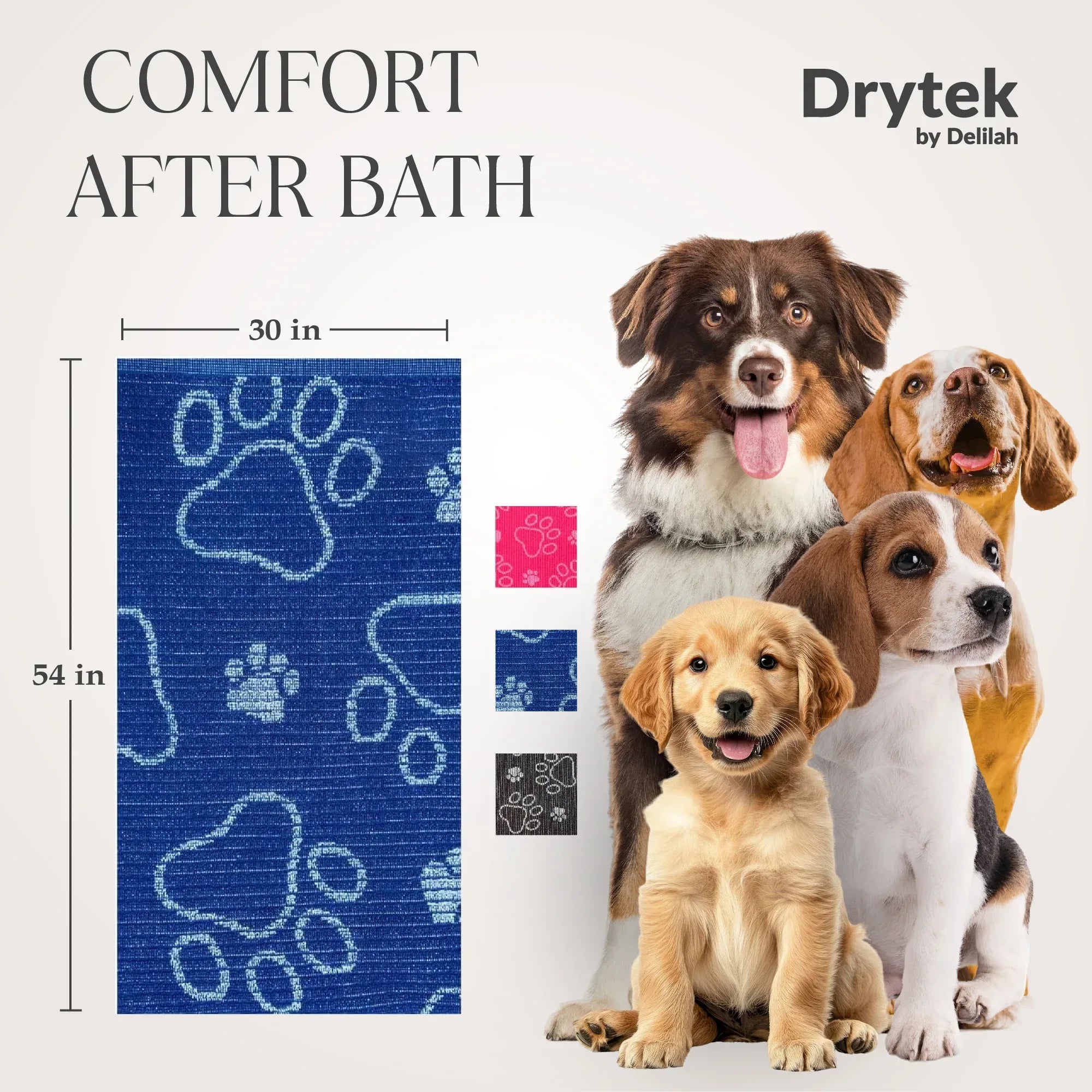 Drytek Dog Towel – Absorbs Great-Quick-Dry & Eco-Friendly
