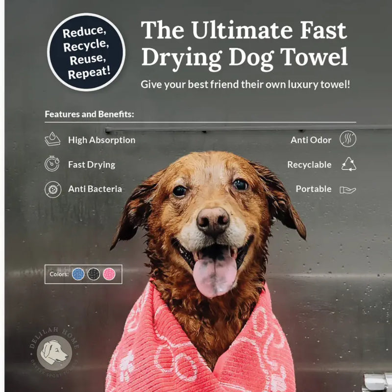 Drytek Dog Towel Delilah Home