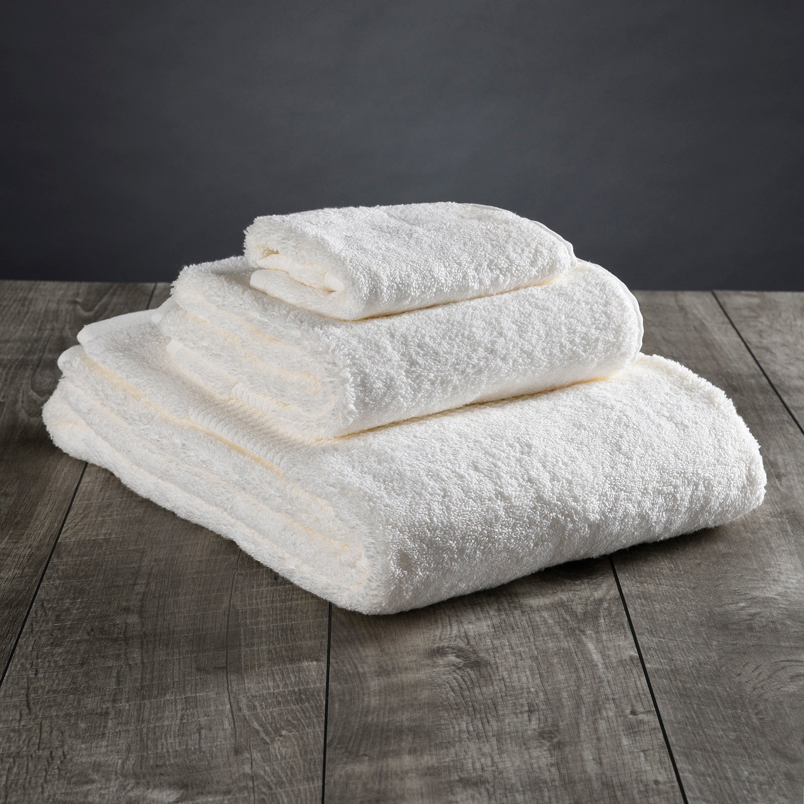 Ivory 100% Organic Cotton Bath Towels Collection