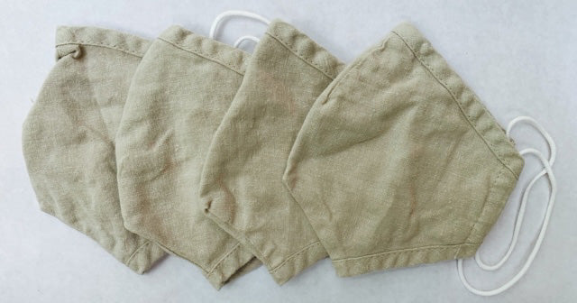 CLOSEOUT: 100% Hemp Face Masks- 4 pack- All Sales Final! Delilah Home